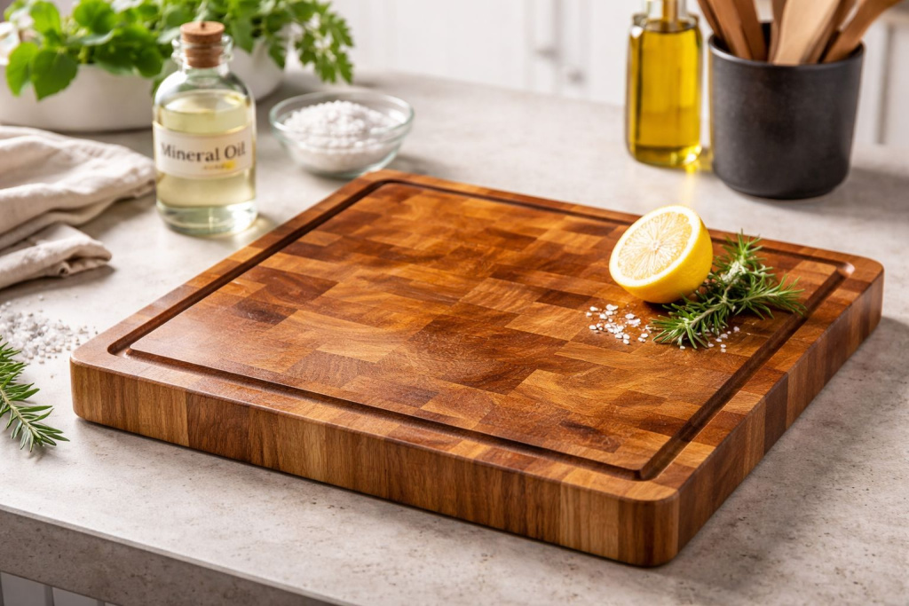 Разделочная доска, пропитанная маслом