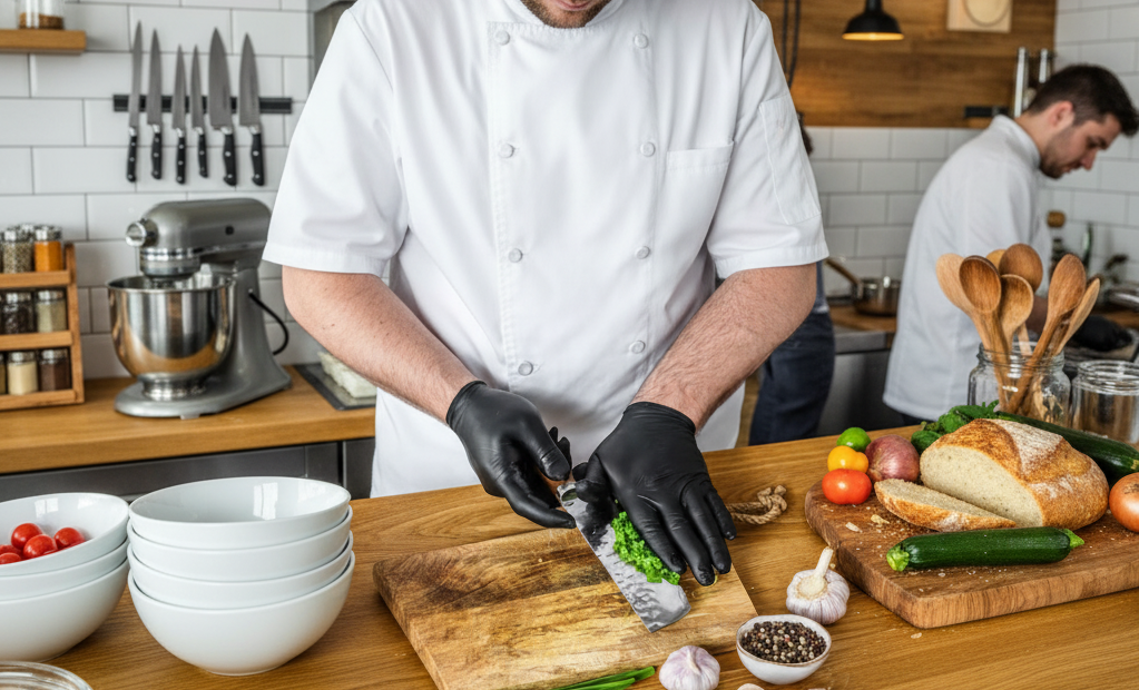 Нитриловые перчатки в общепите Нитриловые перчатки в общепите